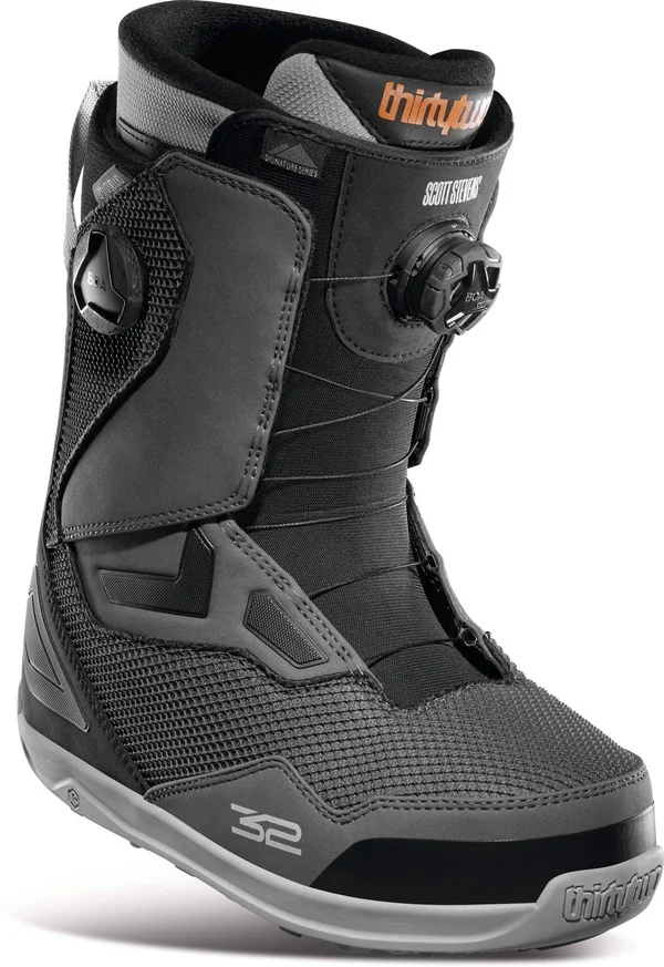 Thirtytwo TM-2 Double Boa Stevens Snowboard Boots - Grey/Black - 9