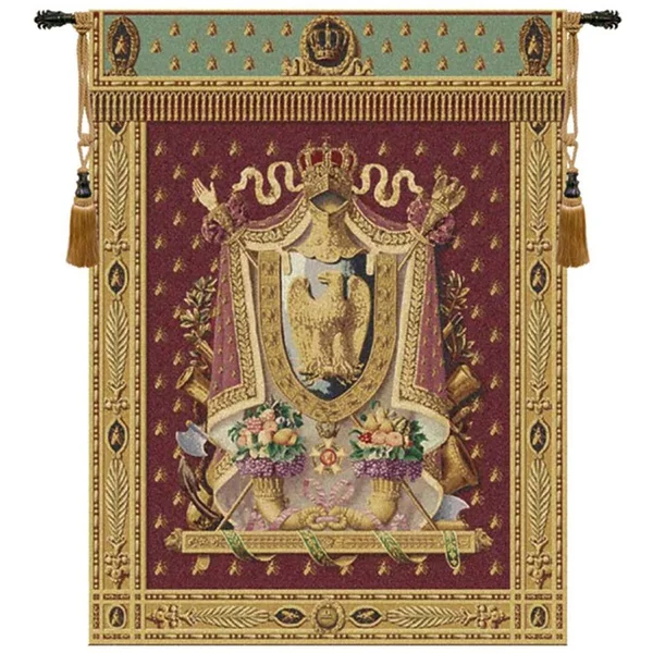 Napolean (Burgundy) Belgian Wall Art Tapestry