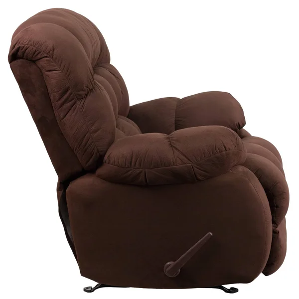 Flash Furniture Contemporary Softsuede Fudge Microfiber Rocker Recliner