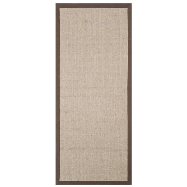 Safavieh NF441B Marble, Grey Natural Fiber 6& x 6& Square Area Rug
