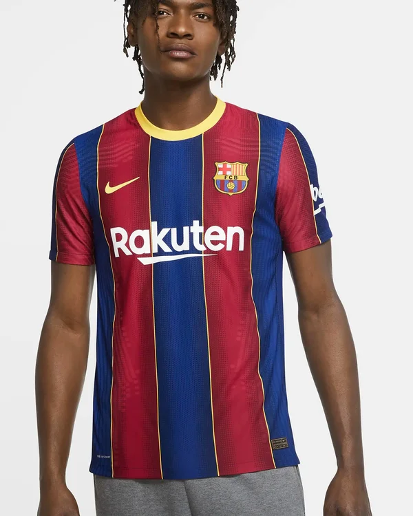 Barcelona Nike 2020/21 Home Vapor Match Authentic Jersey - Blue