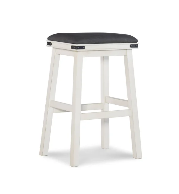 Powell Serrano Barstool White