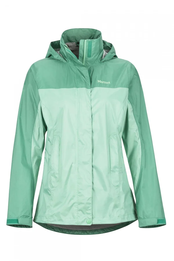 Marmot Women's PreCip Eco Jacket - Xs - Double Mint - Verde