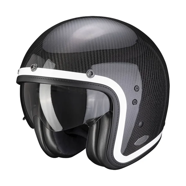 Scorpion Belfast Carbon Lofty White Jet Helmet Size S