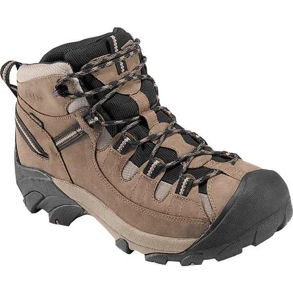 Keen Men's Targhee II Mid Waterproof Hiking Boots - Brown, 7.5