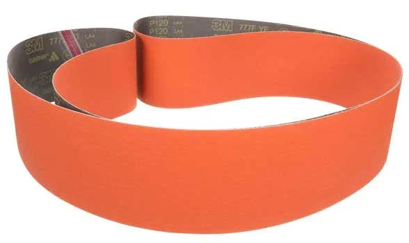 3M Cloth Belt 777F, 80 YF-weight, 3/16 in x 18 in, Fabri-lok, Single-Flex