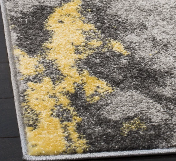 Safavieh ADR134H Adirondack Grey - Yellow Area Rug - 6& x 9&