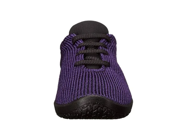 Arcopedico Women's LS Tie Knit Oxford, Purple Plum, 8