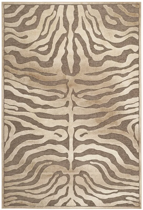 Safavieh Paradise Rug PAR83 Brown - Creme, 2& 7x22 x 4&