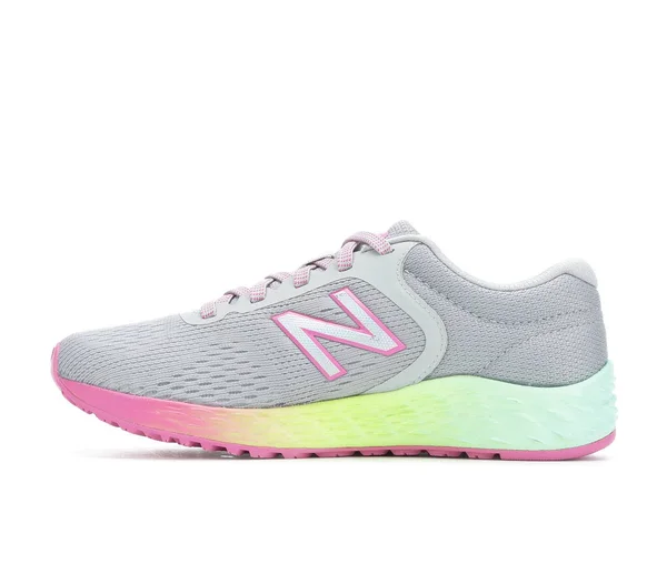 New Balance Kids& Arishi V2 - Grey/White (Size 4.5)
