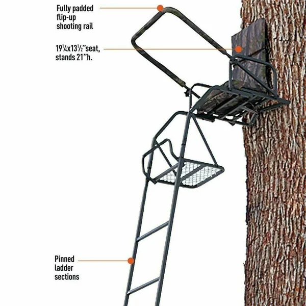 Guide Gear 16& Deluxe Ladder Tree Stand
