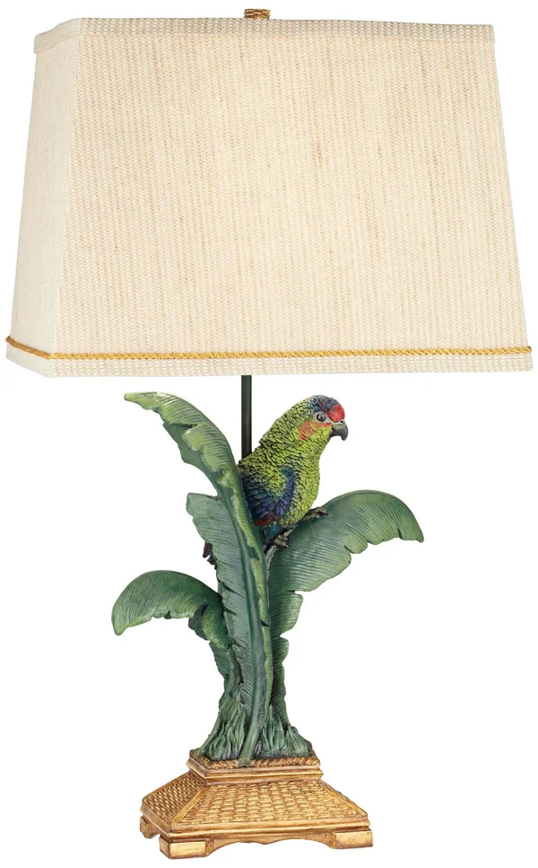 Pacific Coast Lighting Tropical Parrot Table Lamp