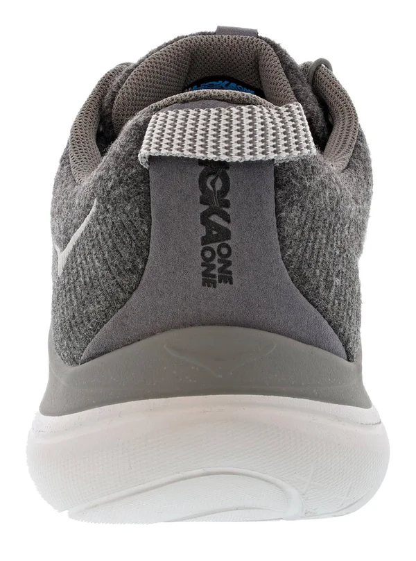 Hoka One One Men's Hupana Flow Wool Dark Shadow Charcoal Grey 12