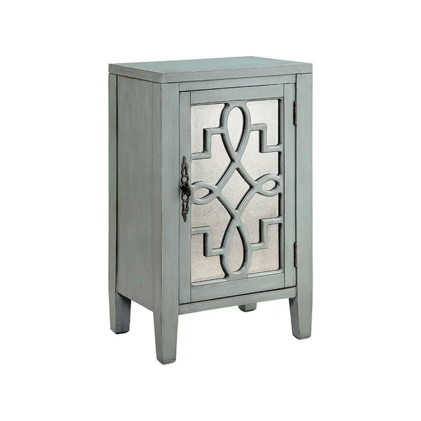 Stein World Leighton 1-Door Accent Cabinet - Blue