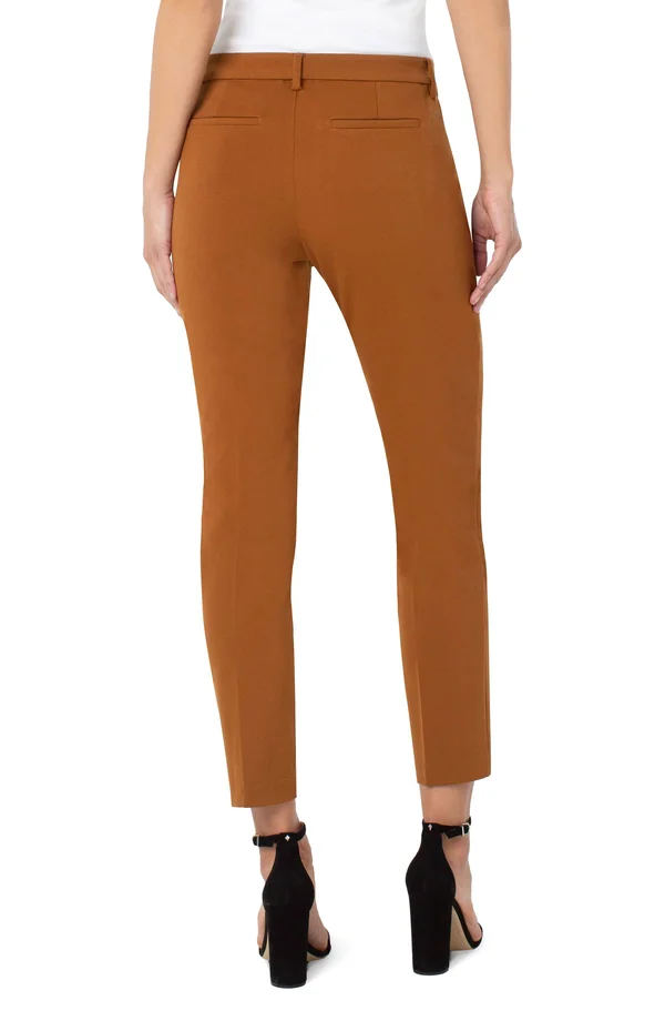 Women's Liverpool Kelsey Knit Trousers - Size 0 - Brown