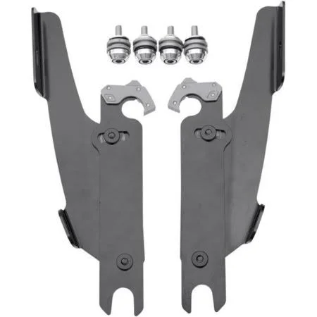 Memphis Shades MEB1995 Trigger-Lock Mount Kit for Cafe Fairing - Black