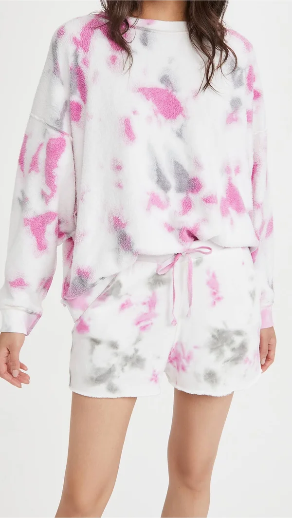 Free People Sweaters, Free People Kelly Washed Tie Dye Sweatshirt Set, Color: Pink, Size: M, Studiostyles20&s Closet