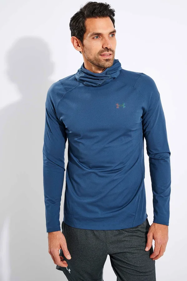 Under Armour Rush ColdGear 2.0 Hoodie - Blue - Medium