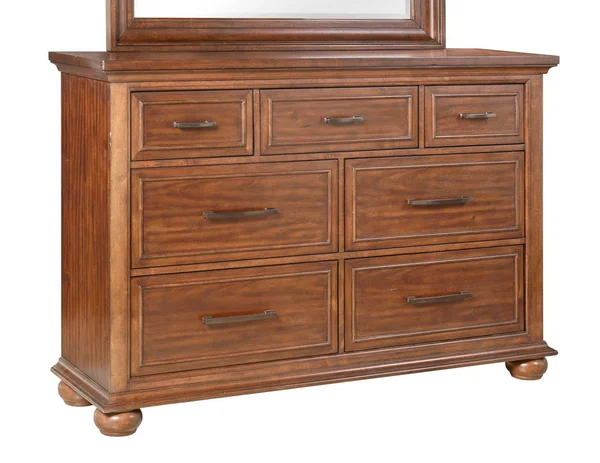 HMidea Honey Brown 7 Drawer Dresser