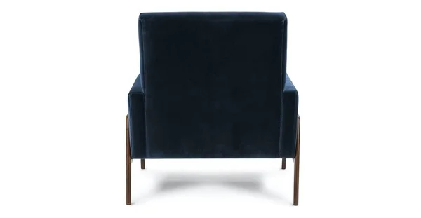 Blue Accent Armchair in Fabric - Article Nord Cascadia Modern Furniture