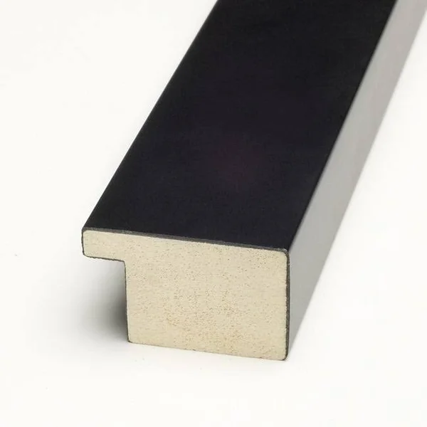 Amanti Art Mezzanotte Black Framed Cork Board