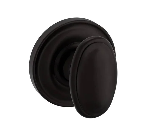 Baldwin Estate Knob 5048 Rose Half Dummy Oil Rubbed Bronze