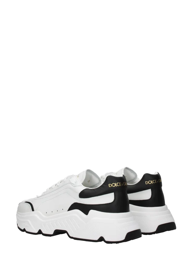 Dolce & Gabbana Black & White Daymaster Low Sneakers