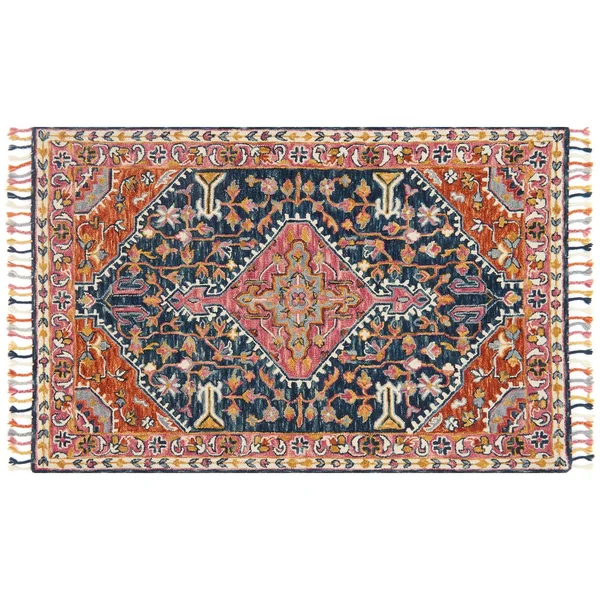 Loloi Zharah ZR-01 7&9x22 x 9&9x22 Navy, Multi Rug