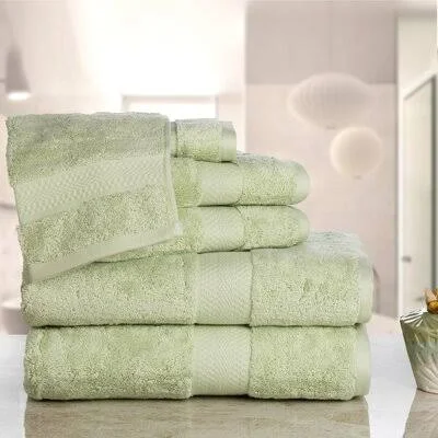 Jopie 6 Piece 100% Cotton Towel Set Latitude Run Color: Seafoam