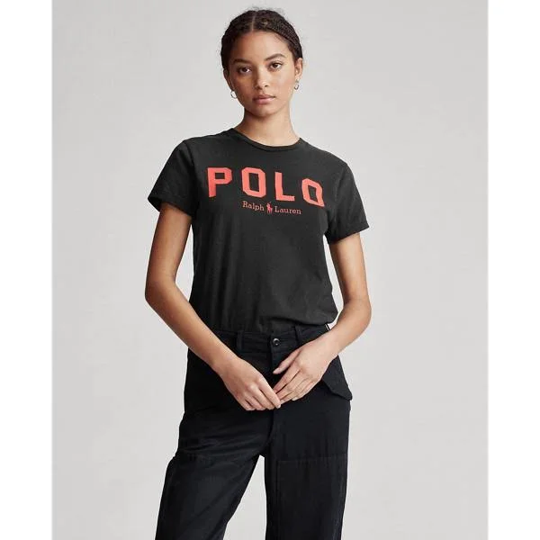 Ralph Lauren Women's Polo Cotton Tee - Size Xs in Polo Black