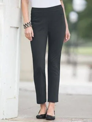 Slimsations Women's Slim-Sation Ankle Pants, Granite Grey 18 Misses, Slimsations