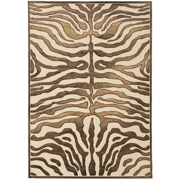 Safavieh Paradise Rug PAR83 Brown - Creme, 2& 7x22 x 4&