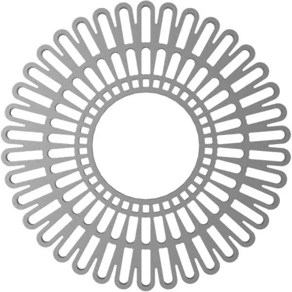 Ekena Millwork CMPP24CRACO 24x22OD x 8 7/8x22ID x 3/4x22P Cornelius Architectural Grade PVC Pierced Ceiling Medallion, Antiqued