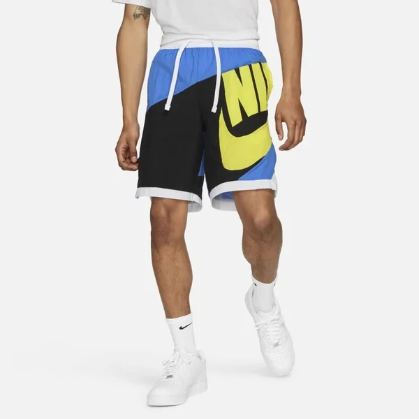 Nike Men's Dri-Fit Throwback Futura Basketball Shorts - XXL, Blue