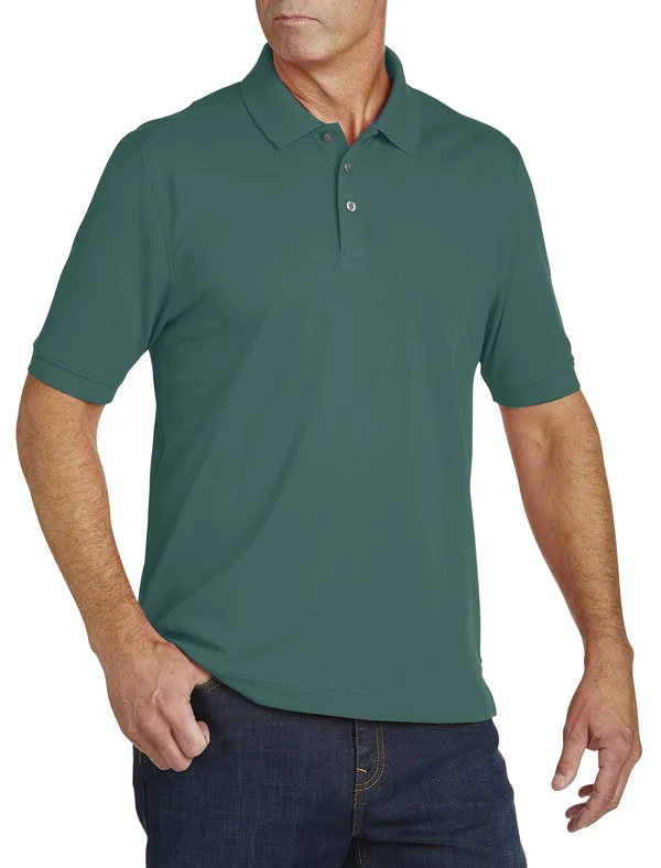 Cutter & Buck Advantage Tri-Blend Pique Mens Big and Tall Polo