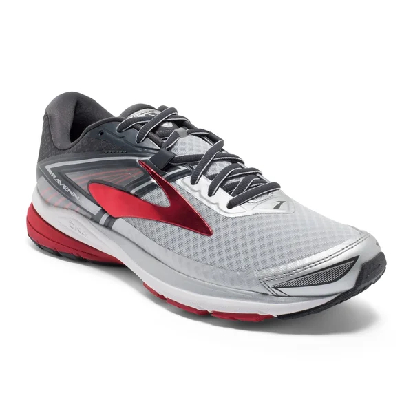 Brooks Ravenna 8 Men's - Silver/Red - 11.5