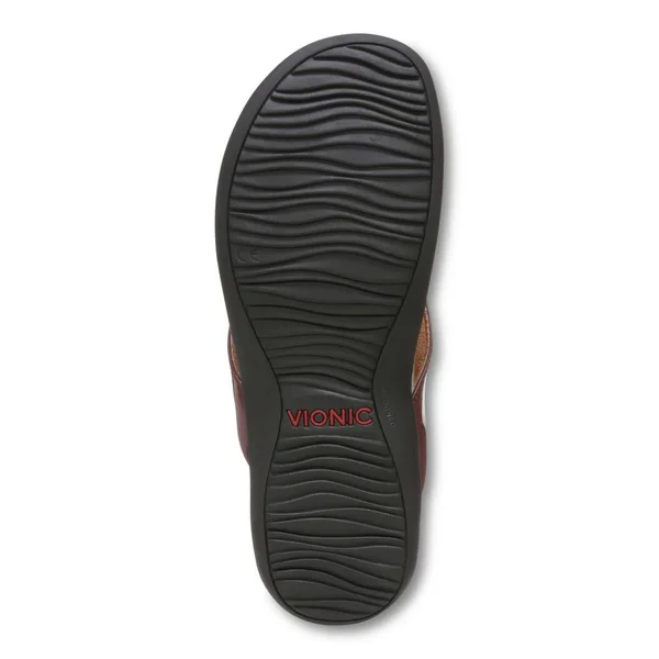 Vionic Bella - Women's Orthotic Sandals Port - 10 Medium