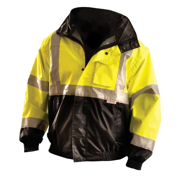 Occunomix Premium Four Way Black Bottom Bomber Jacket