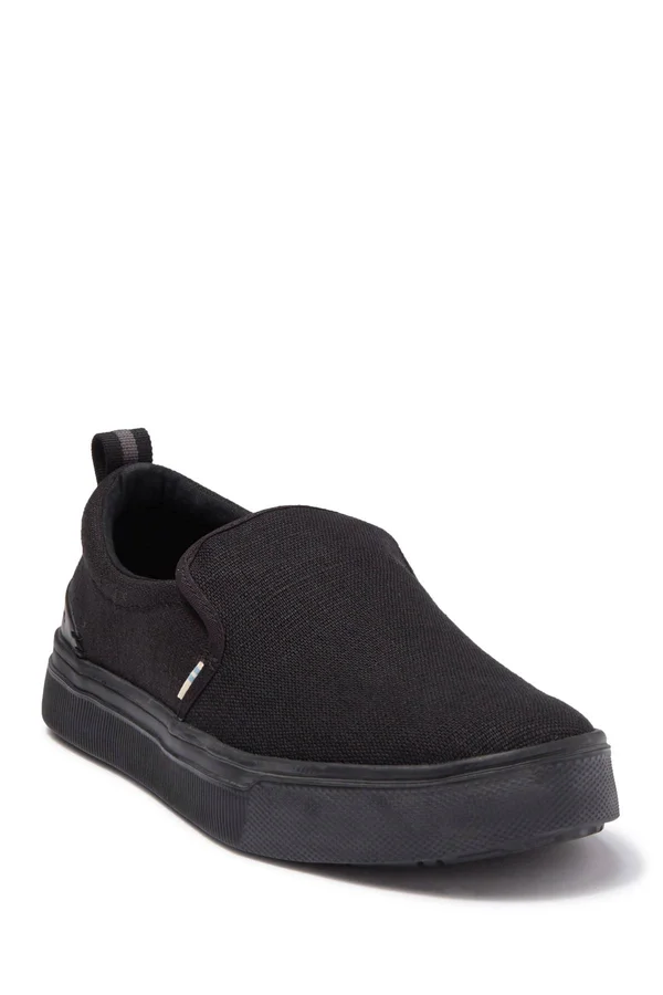 Toms Men's Heritage Canvas Trvl Lite Slip-On Shoes, Size: 10.5, Black