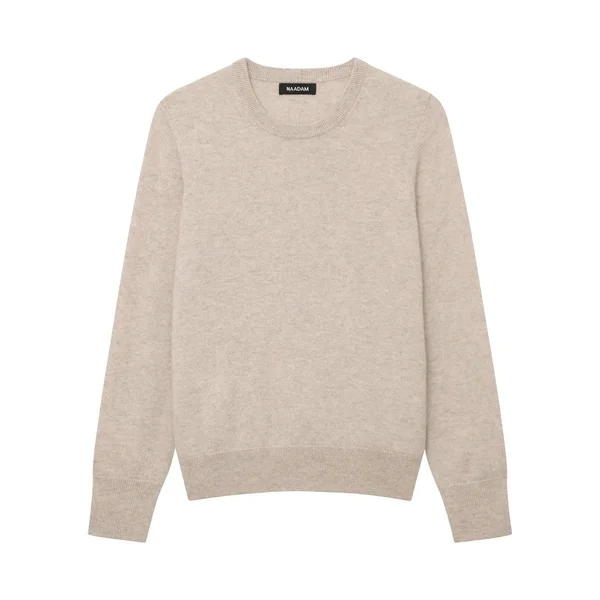The Essential Cashmere Sweater Womens White - Xxs by NAADAM