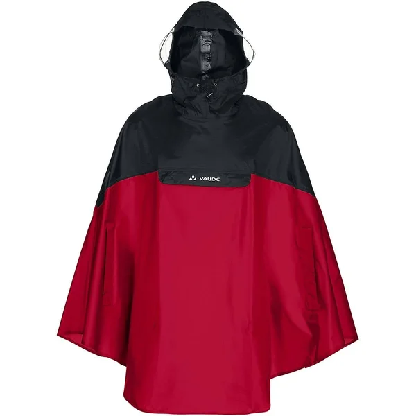 Vaude Covero Biking Rain Poncho II - Red M