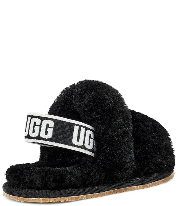 Ugg Girls& Oh Yeah Fur Slipper Toddler - 9M Toddler