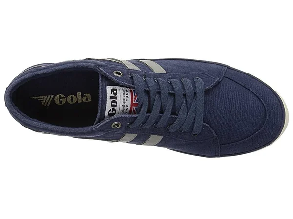 Gola Men's Comet Sneaker, Navy/Light Grey Canvas