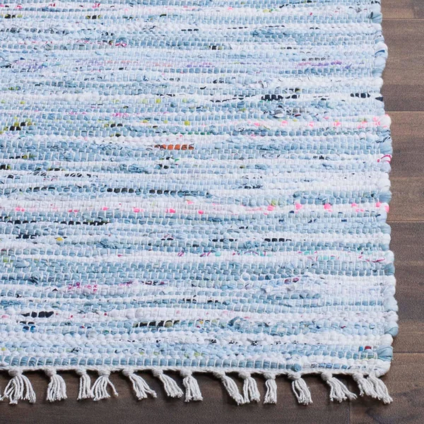 Safavieh Rag Rug Turquoise/Multi 4 ft. x 6 ft. Area Rug