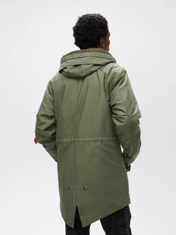 Alpha Industries Men's Tiger Camo M-59 Fishtail Jacket