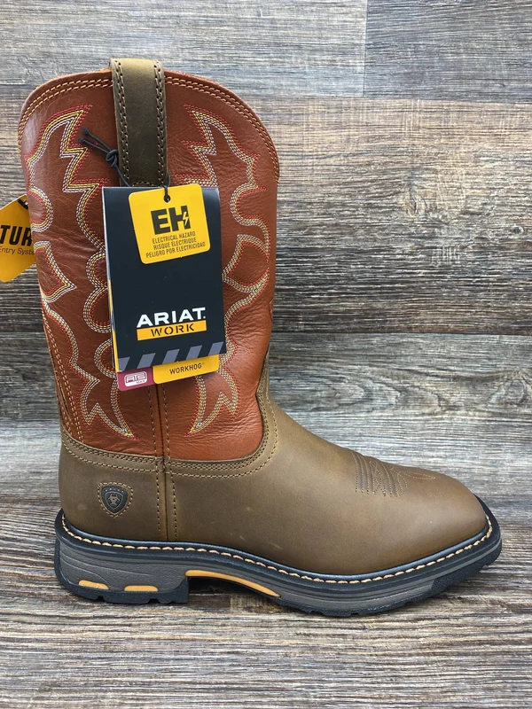 Ariat Men's Wide Square Toe Workhog Work Boots