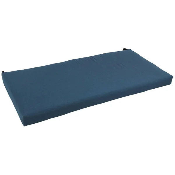 Blazing Needles Solid Twill Indoor Bench Cushion Mojito Lime - Size: 42 in.
