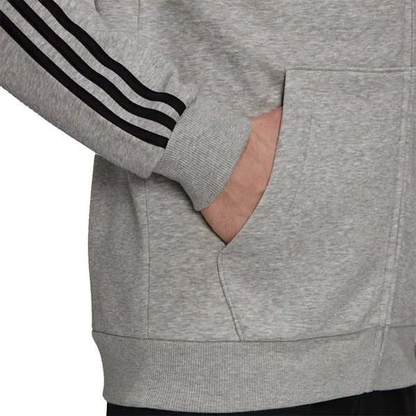 Adidas 3 Stripes Full Zip Sweatshirt M, Regular