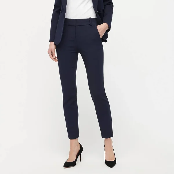 J.Crew Womens Cameron Slim Crop Pant in Bi-Stretch Cotton (Size 10)
