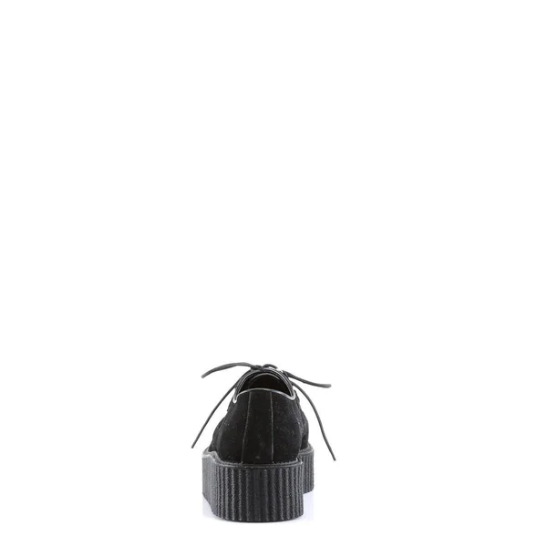 Demonia - V-CREEPER-502S 9, Black Vegan Suede